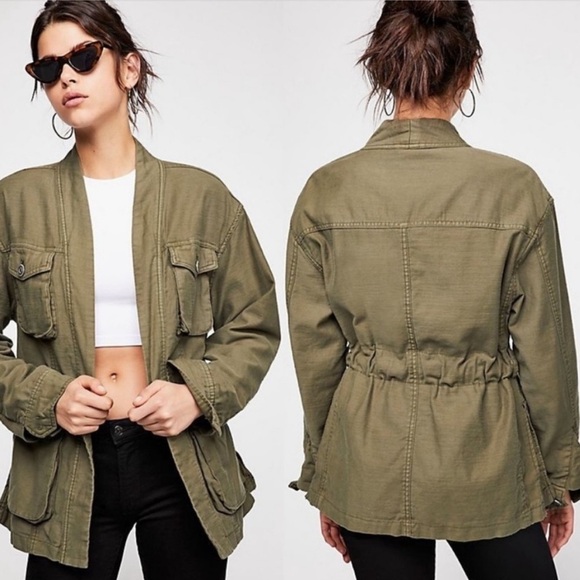 Free People Jackets & Blazers - Free People In Our Nature Cargo Jacket Size Small